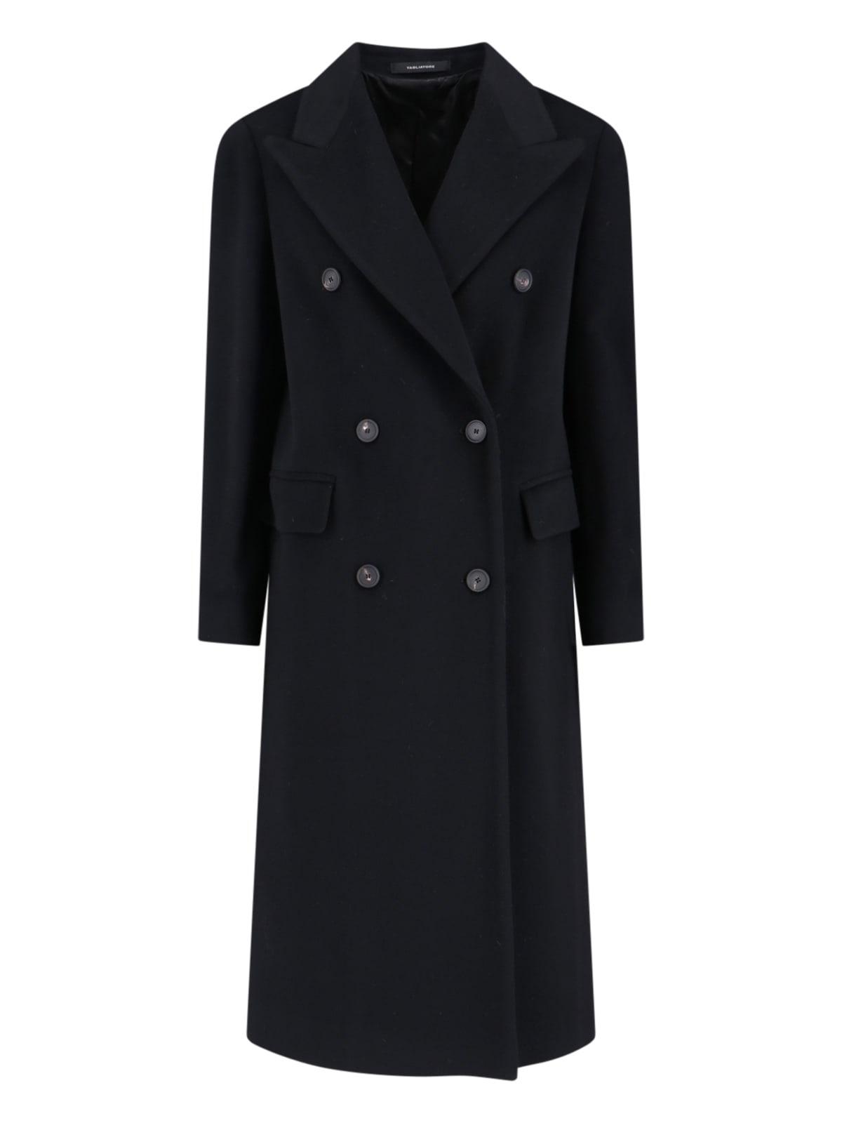 tagliatore jole cashmere midi coat