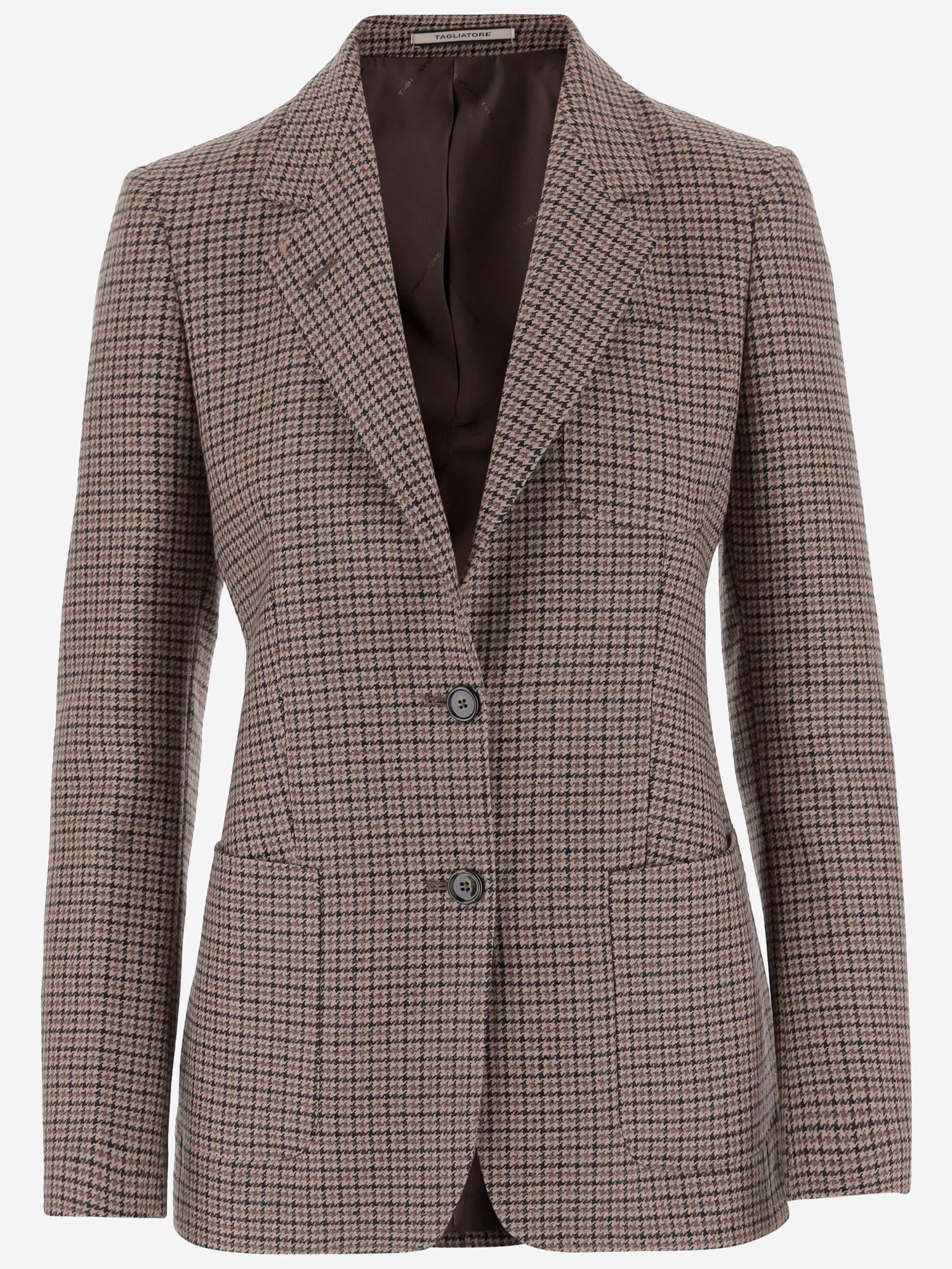 tagliatore virgin wool blend jacket