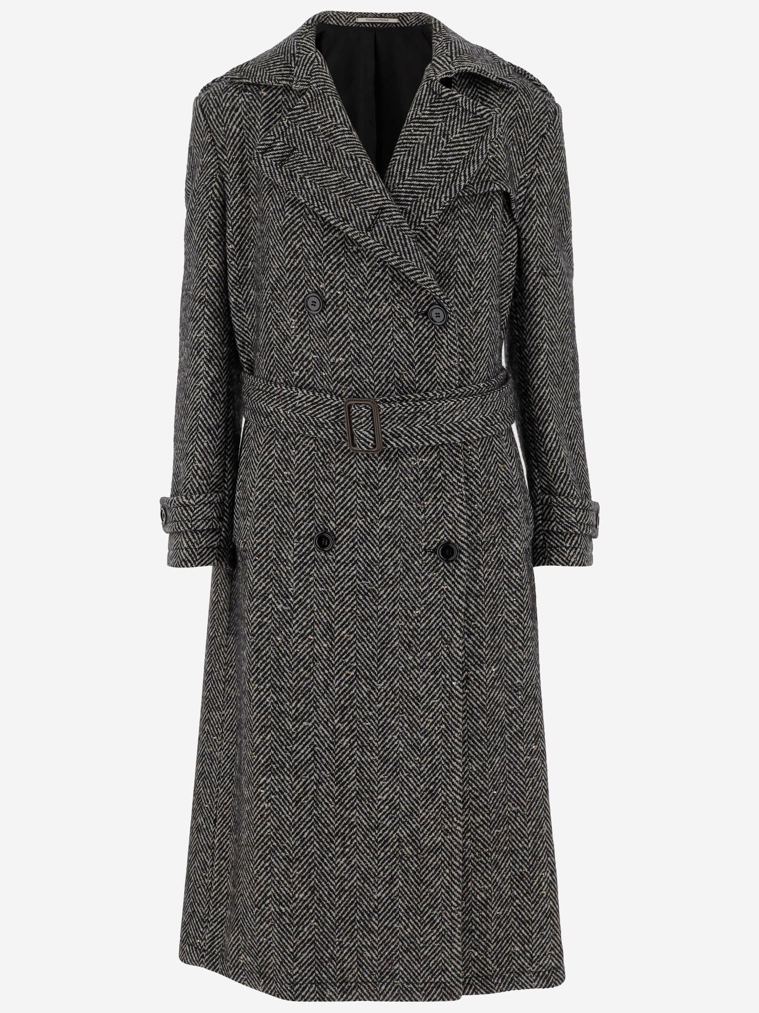 tagliatore wool blend double-breasted coat