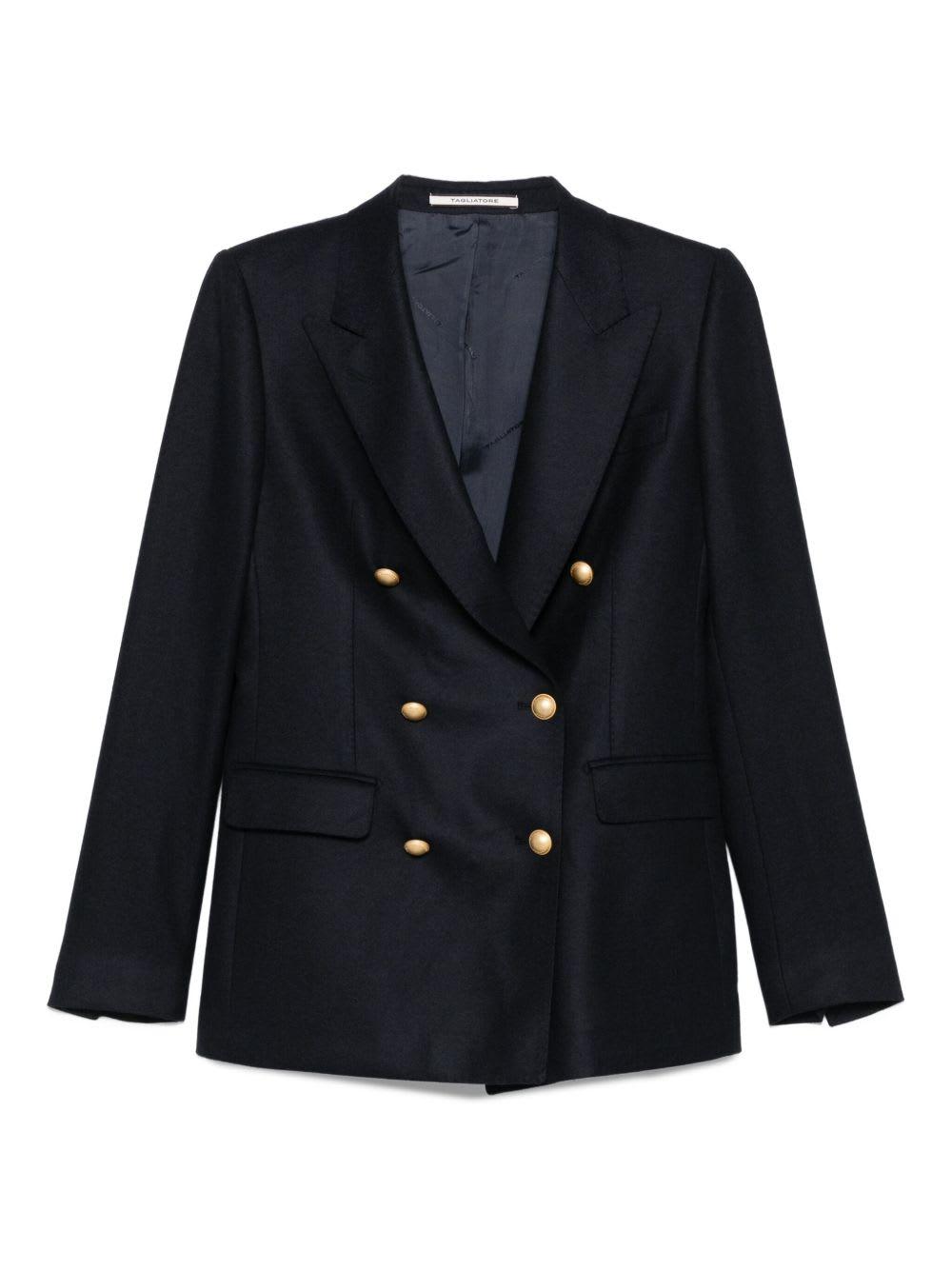 tagliatore wool double-breasted jacket
