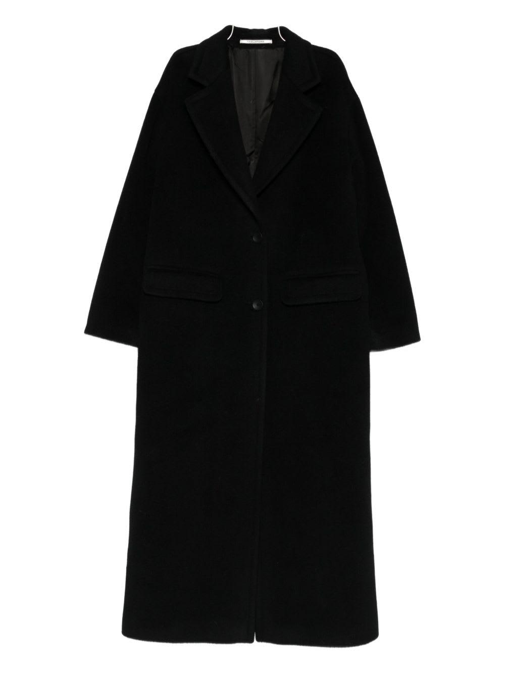 tagliatore wool single-breasted coat