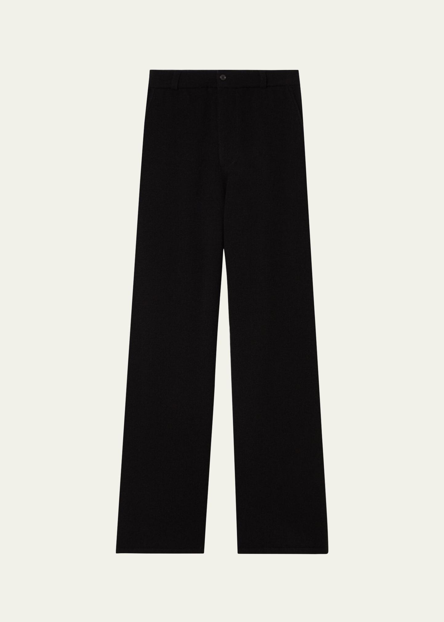 tailored cashmere-blend pants
