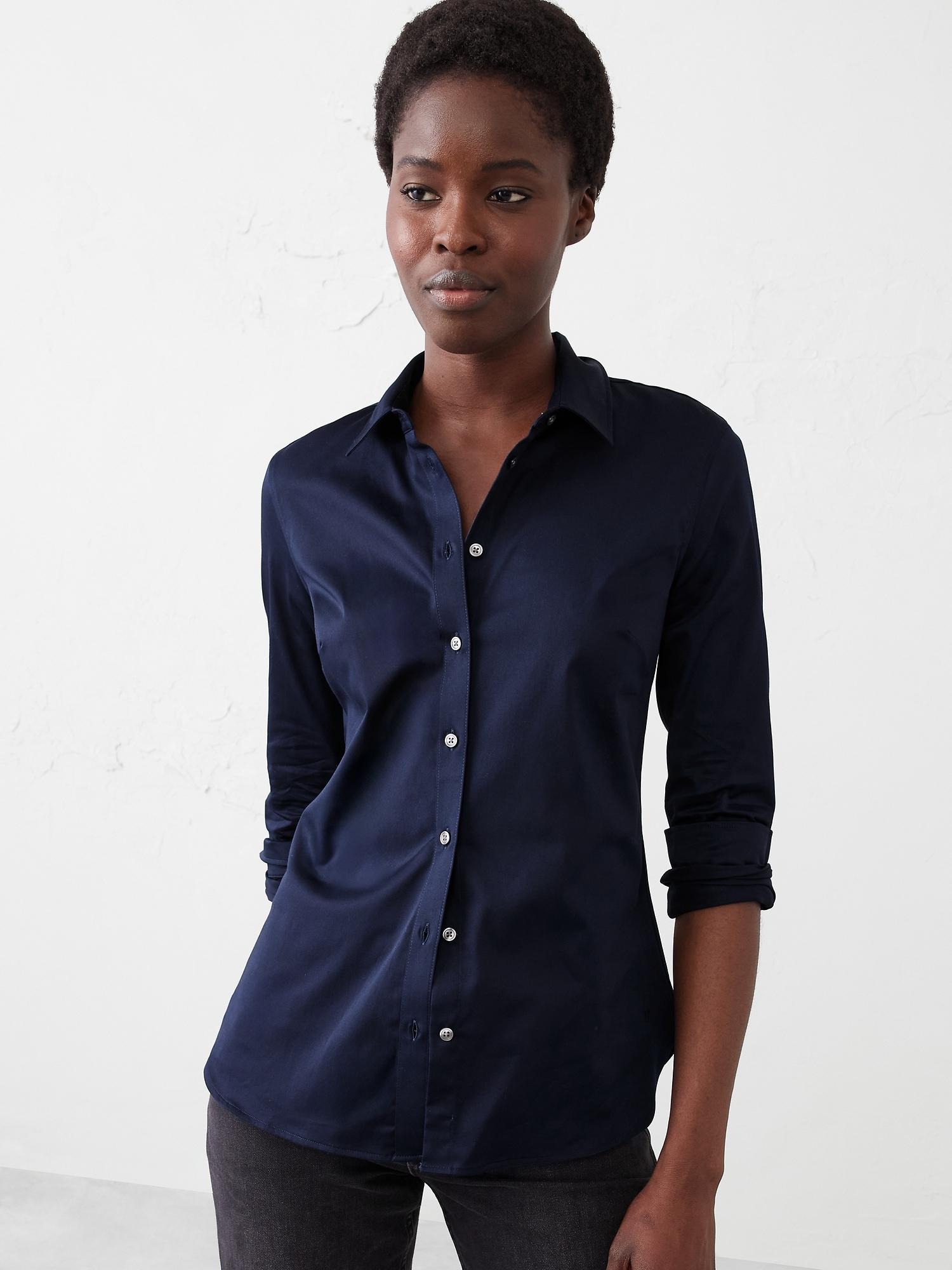 tailored easy-care shirt