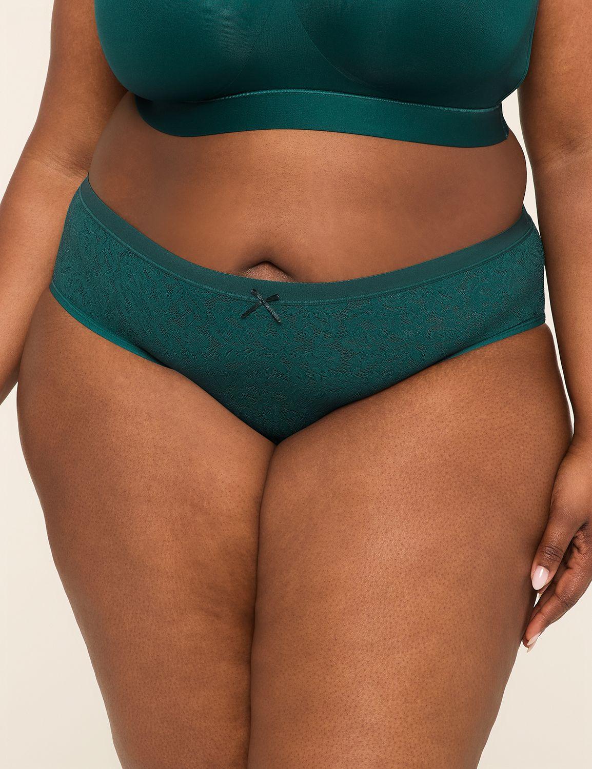 tailored stretch lace hipster panty