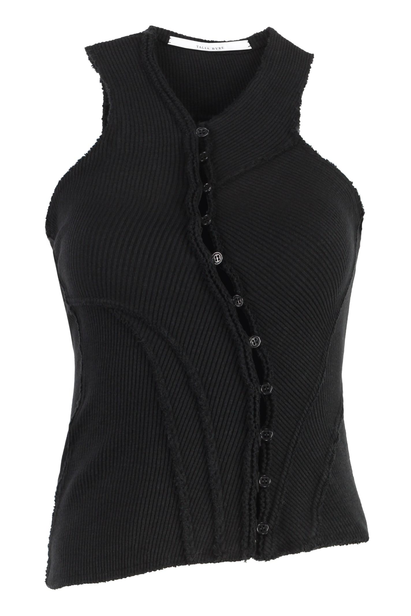 talia byre cotton tank top