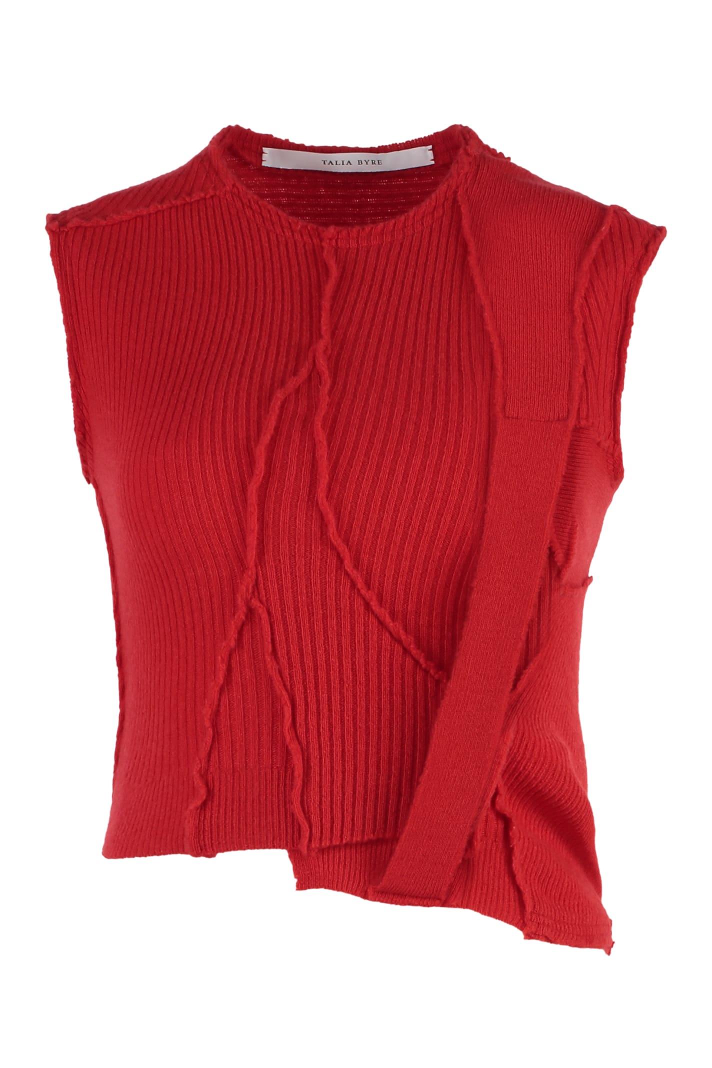 talia byre merino wool tank top