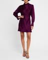 talit draped satin mini dress