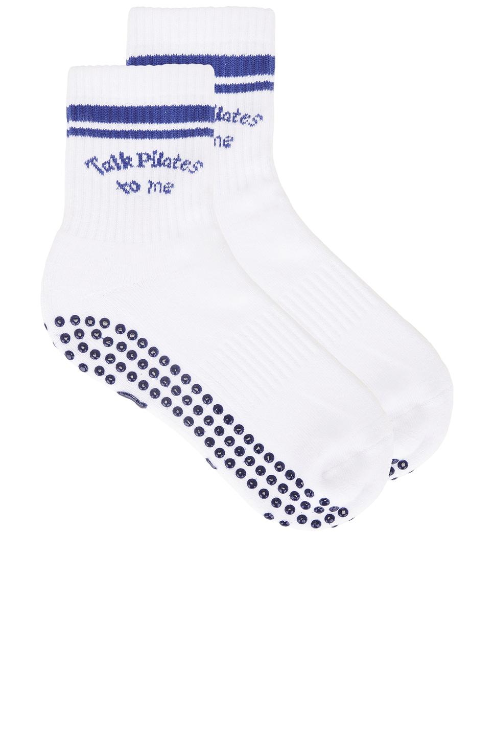 talk pilates to me grip socks
