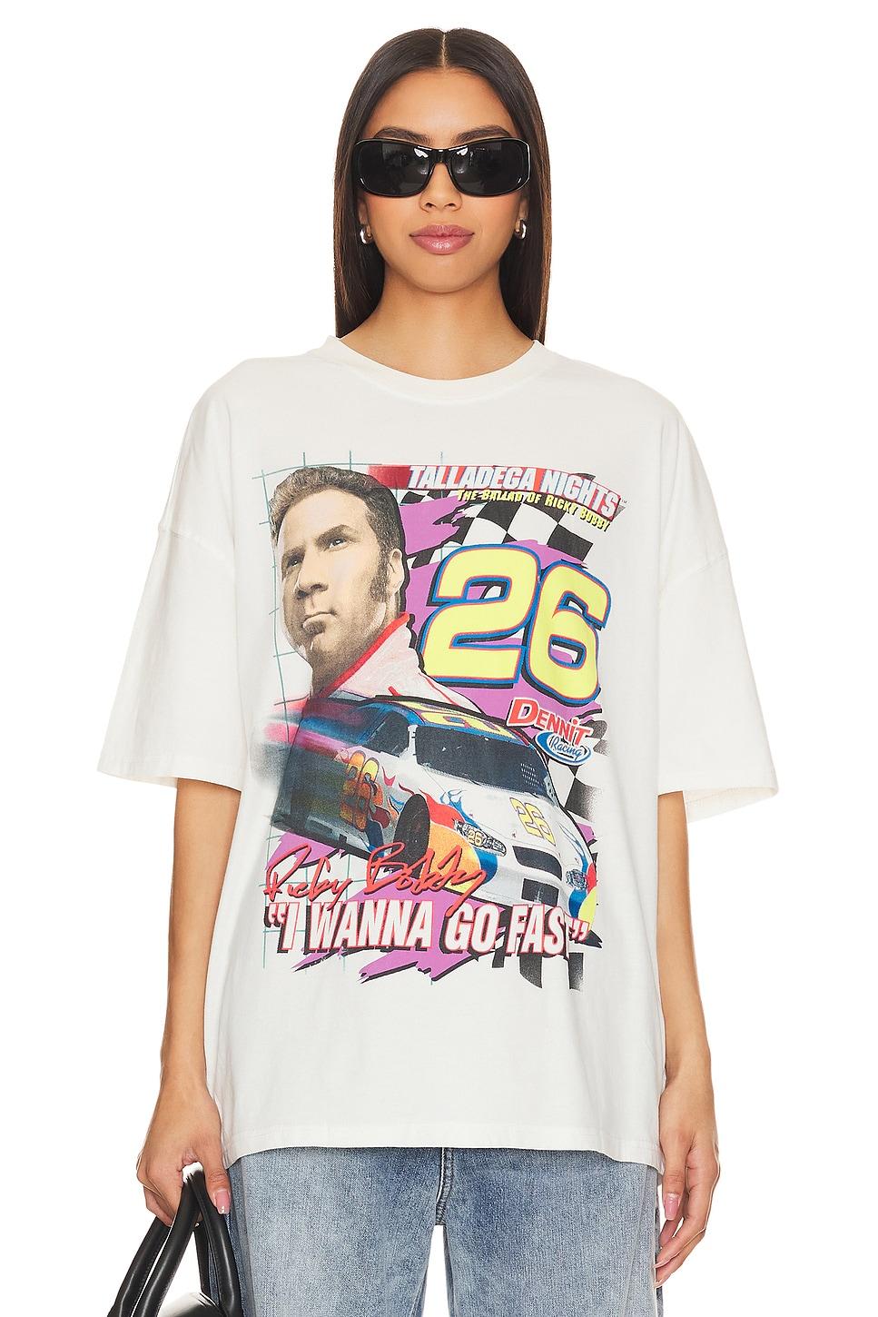 talladega nights i wanna go fast oversized tee
