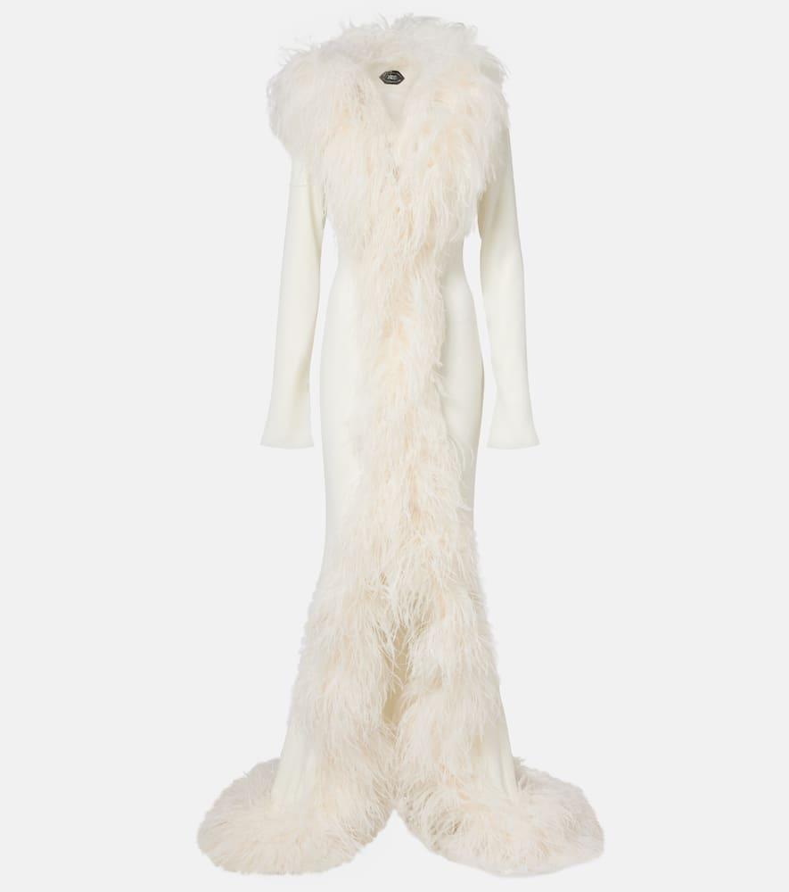 taller marmo bridal hollywood feather