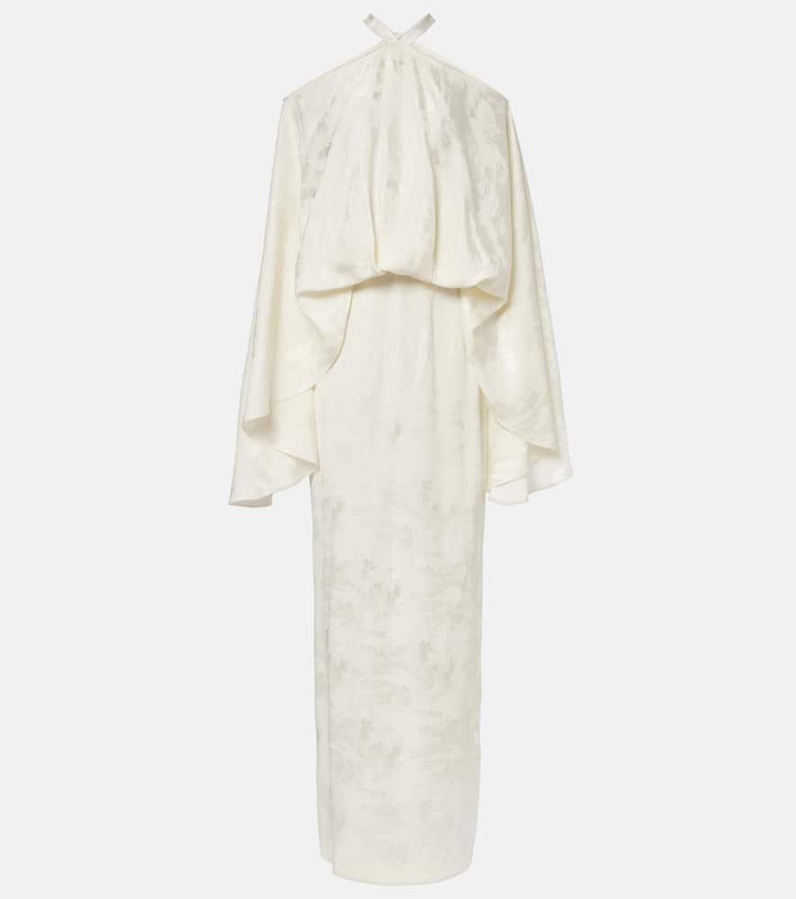 taller marmo cyclades jacquard gown