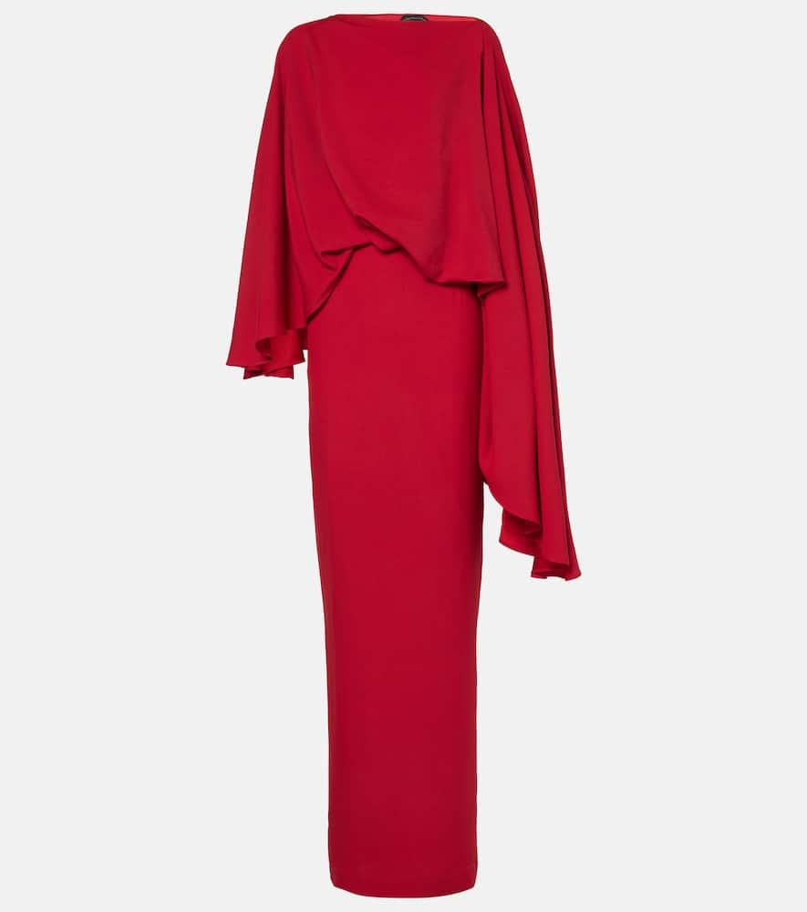 taller marmo eolia crêpe cady gown