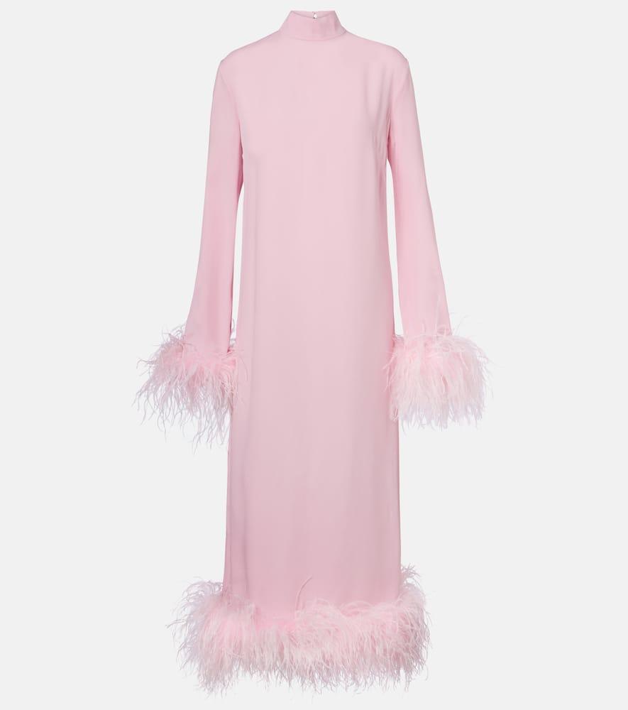 taller marmo gina crêpe cady midi dress