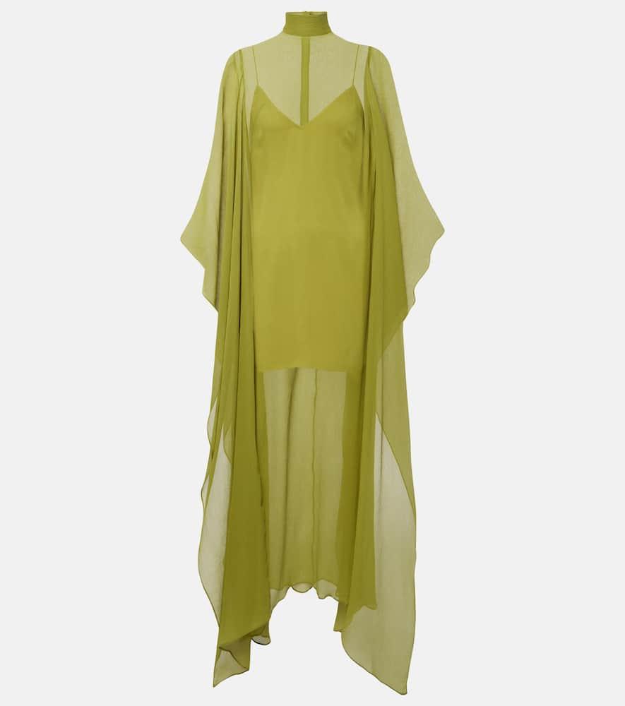 taller marmo lanzarote silk chiffon kaftan