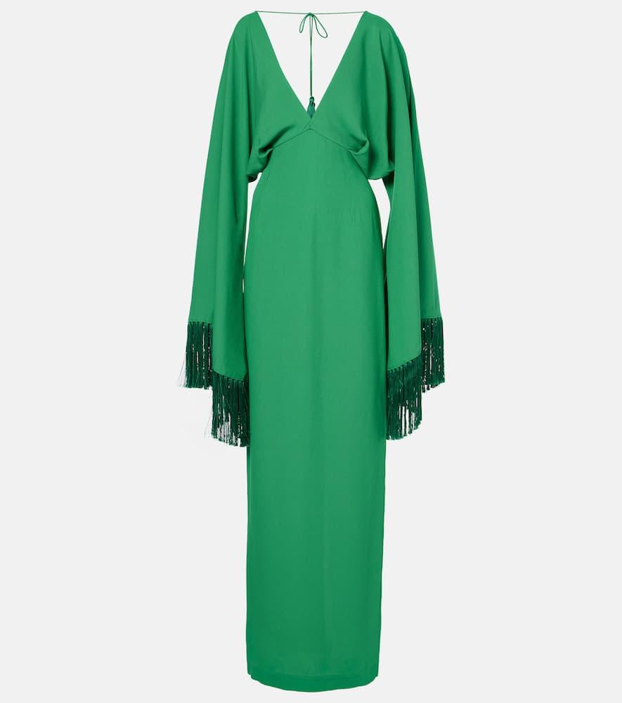 taller marmo magnifique fringed gown