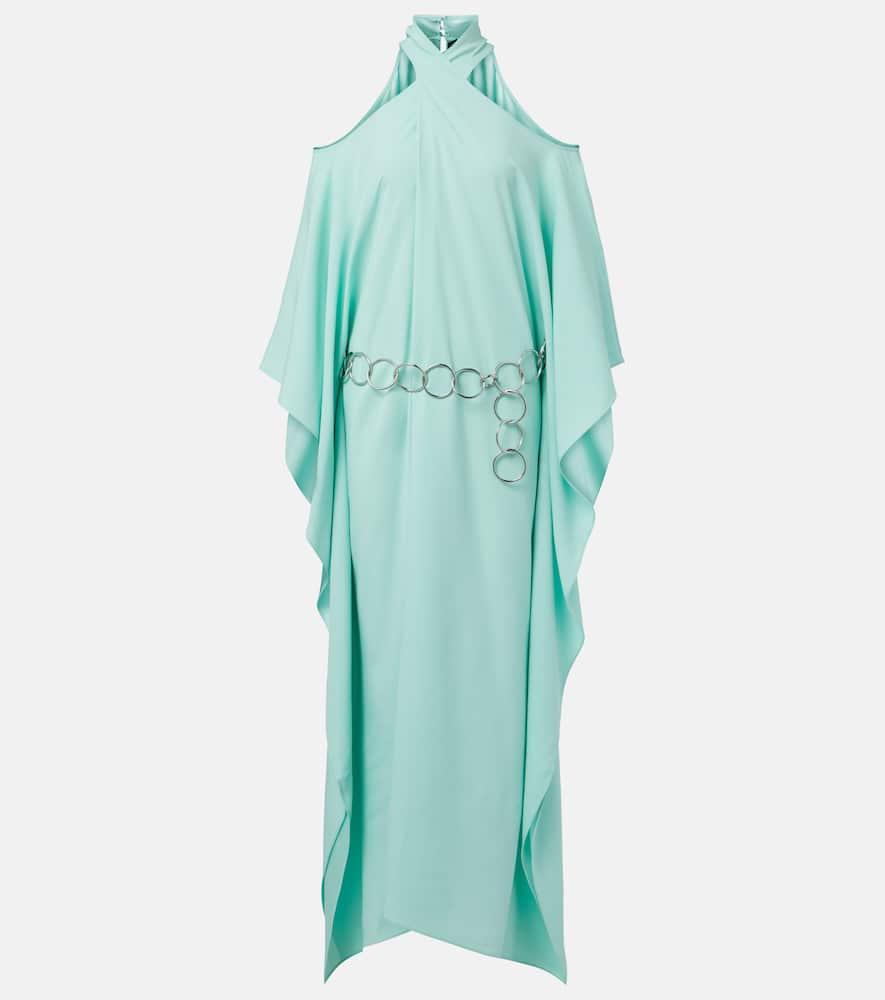 taller marmo mambo halterneck belted kaftan