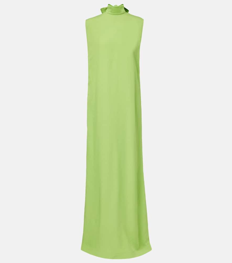 taller marmo miami crêpe cady maxi dress