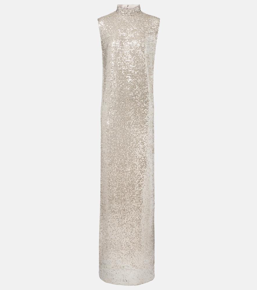 taller marmo miami sequined gown