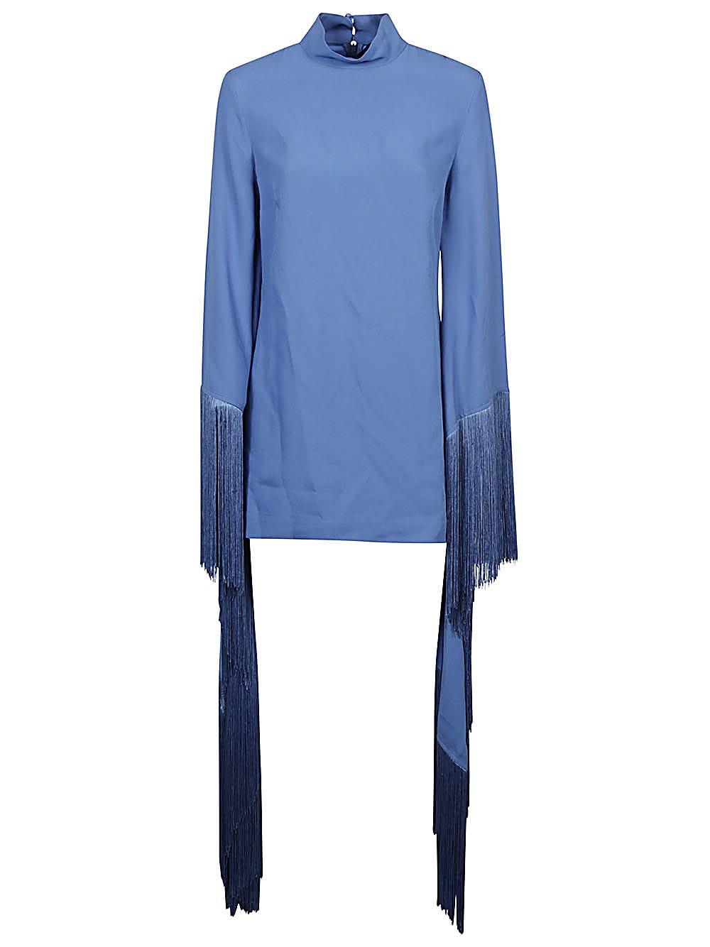 taller marmo mini del mar fringed mini dress