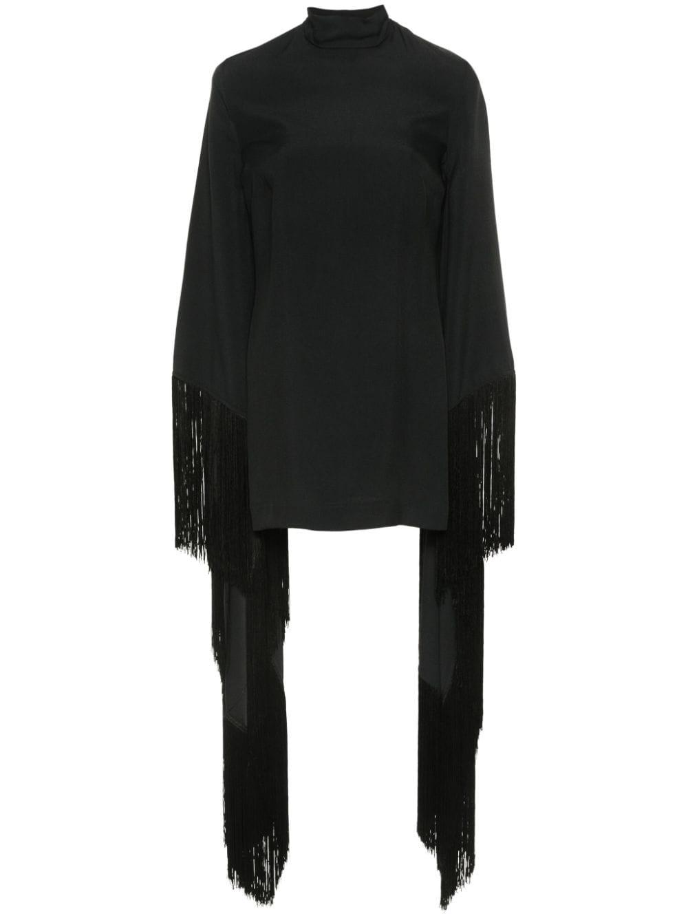 taller marmo mini del mar fringed mini dress