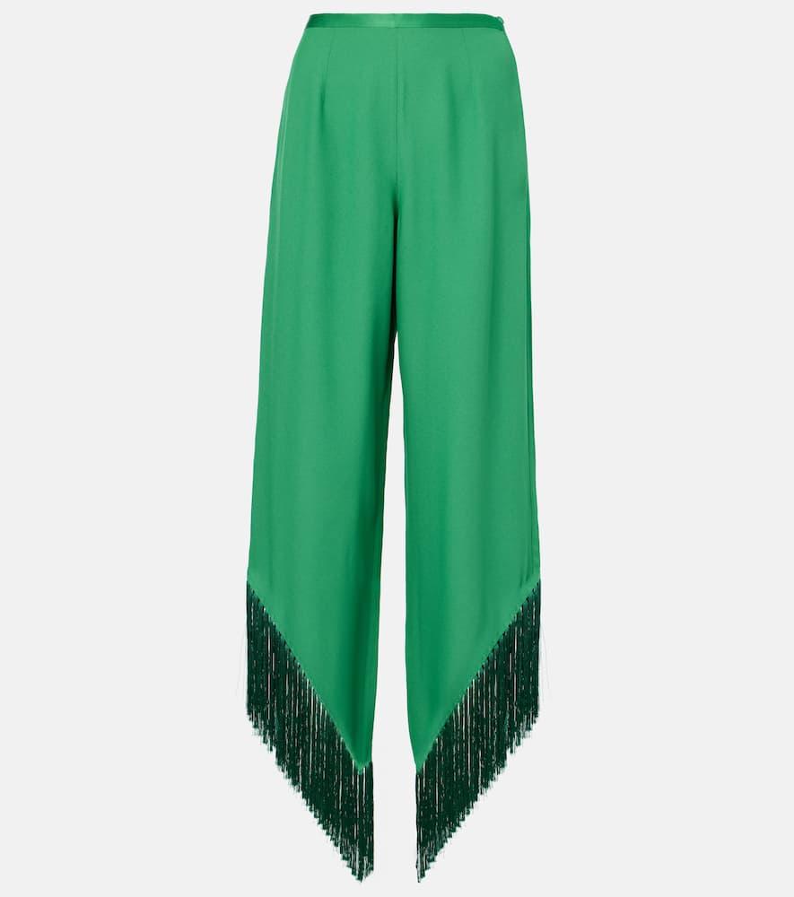 taller marmo oaxaca fringed culottes