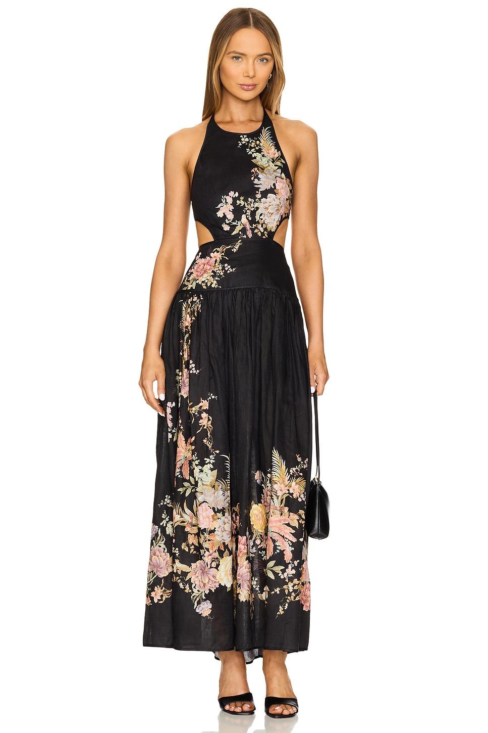 tallow halter midi dress