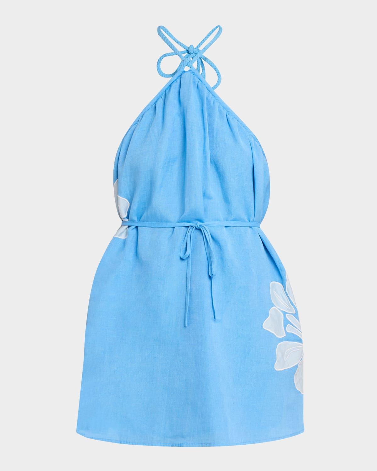 tammy halter mini dress