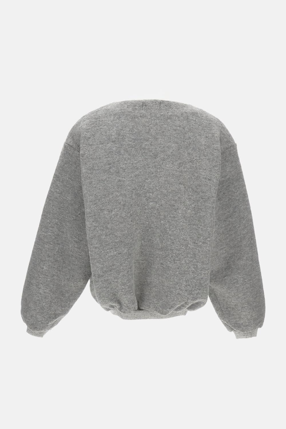 tanaka boxy wool sweatshirt