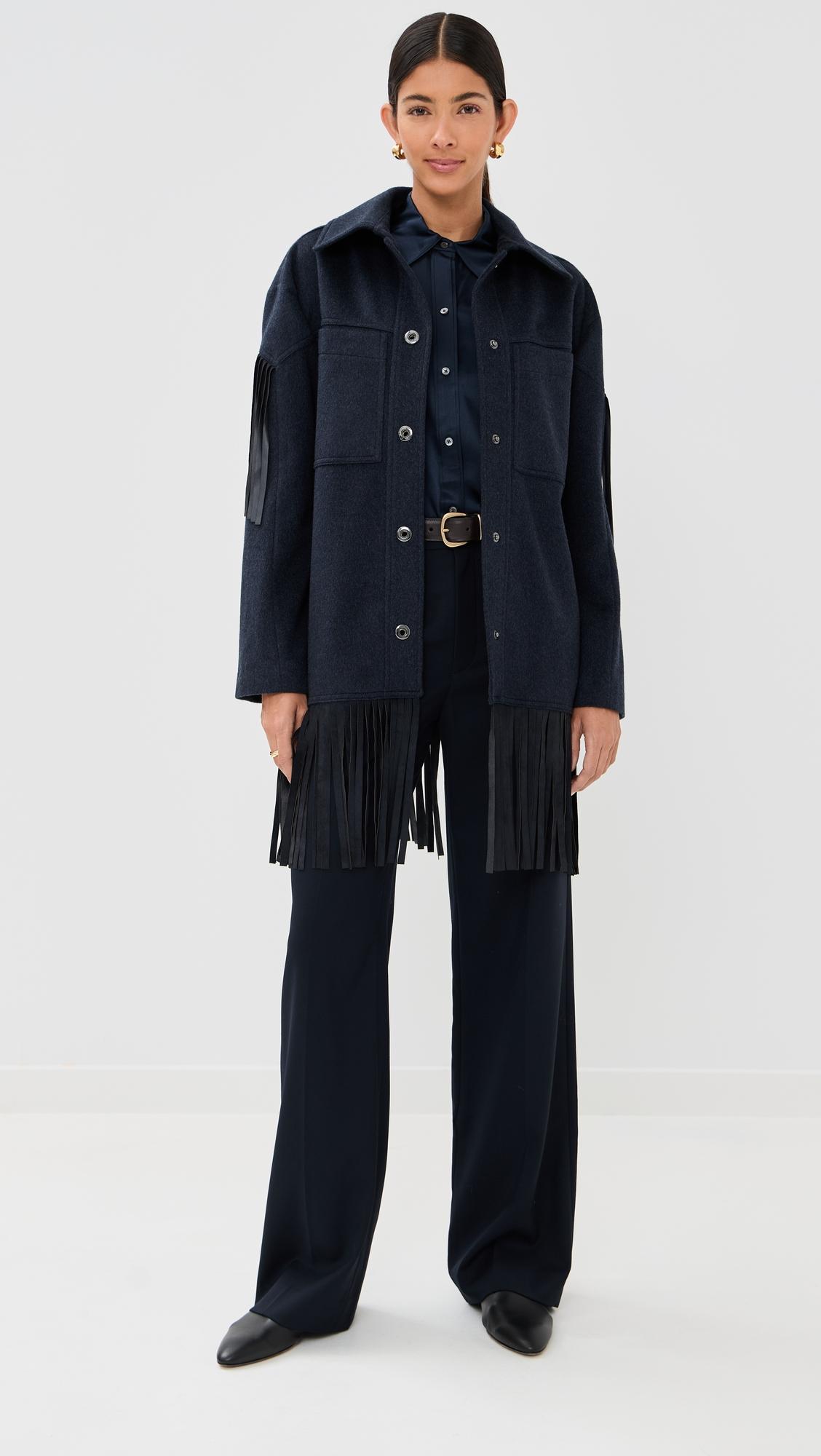 tangled up cashmere jacket