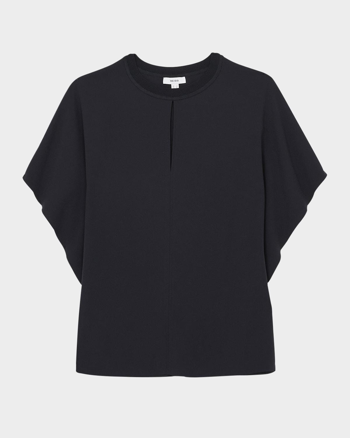 tania cutout dolman-sleeve top