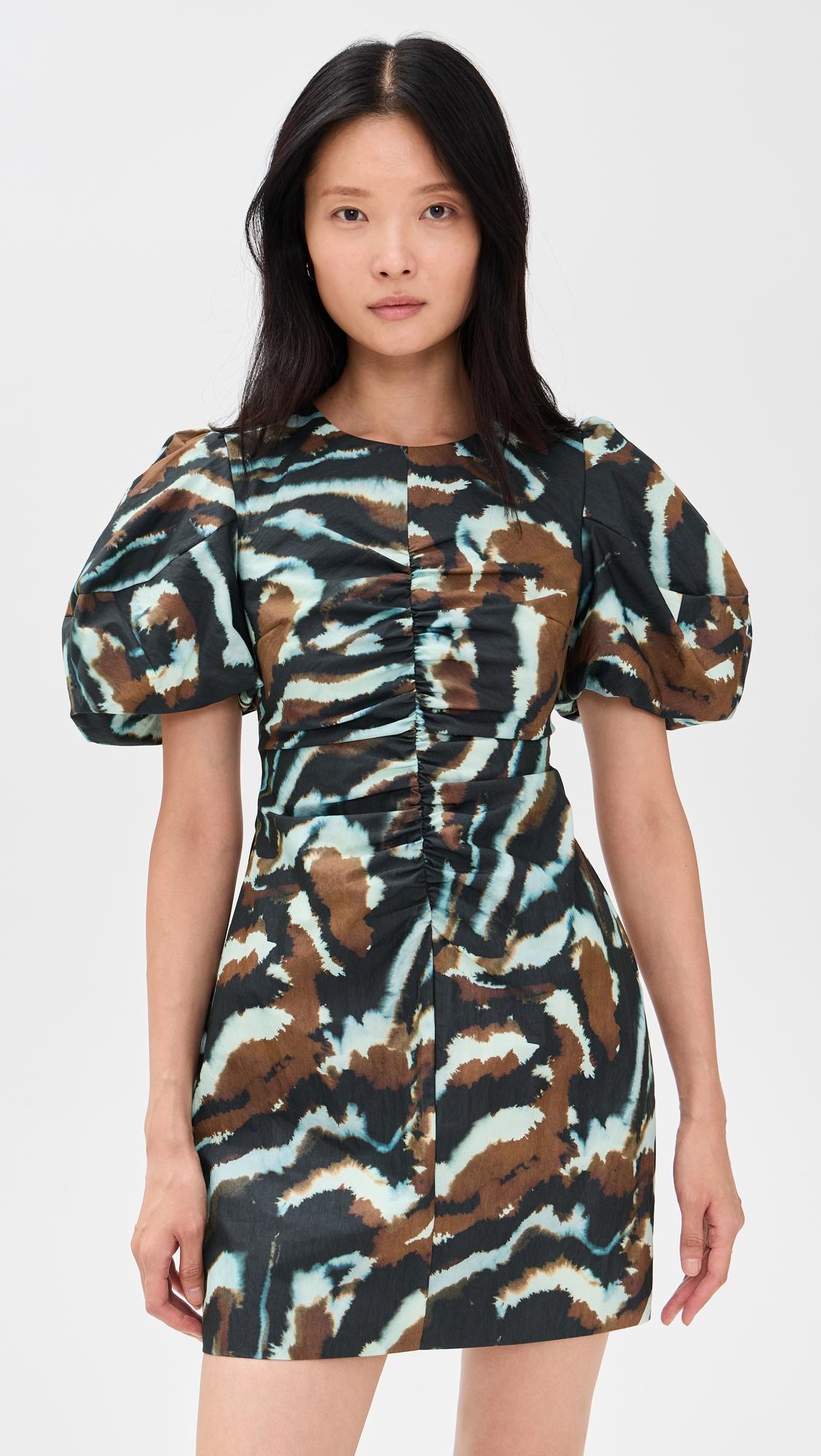 tanner puff sleeve mini dress