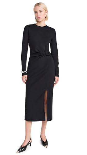 tanya taylor women's cody dress, black, l