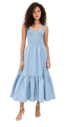 tanya taylor women's josephina dress, blue bird, m