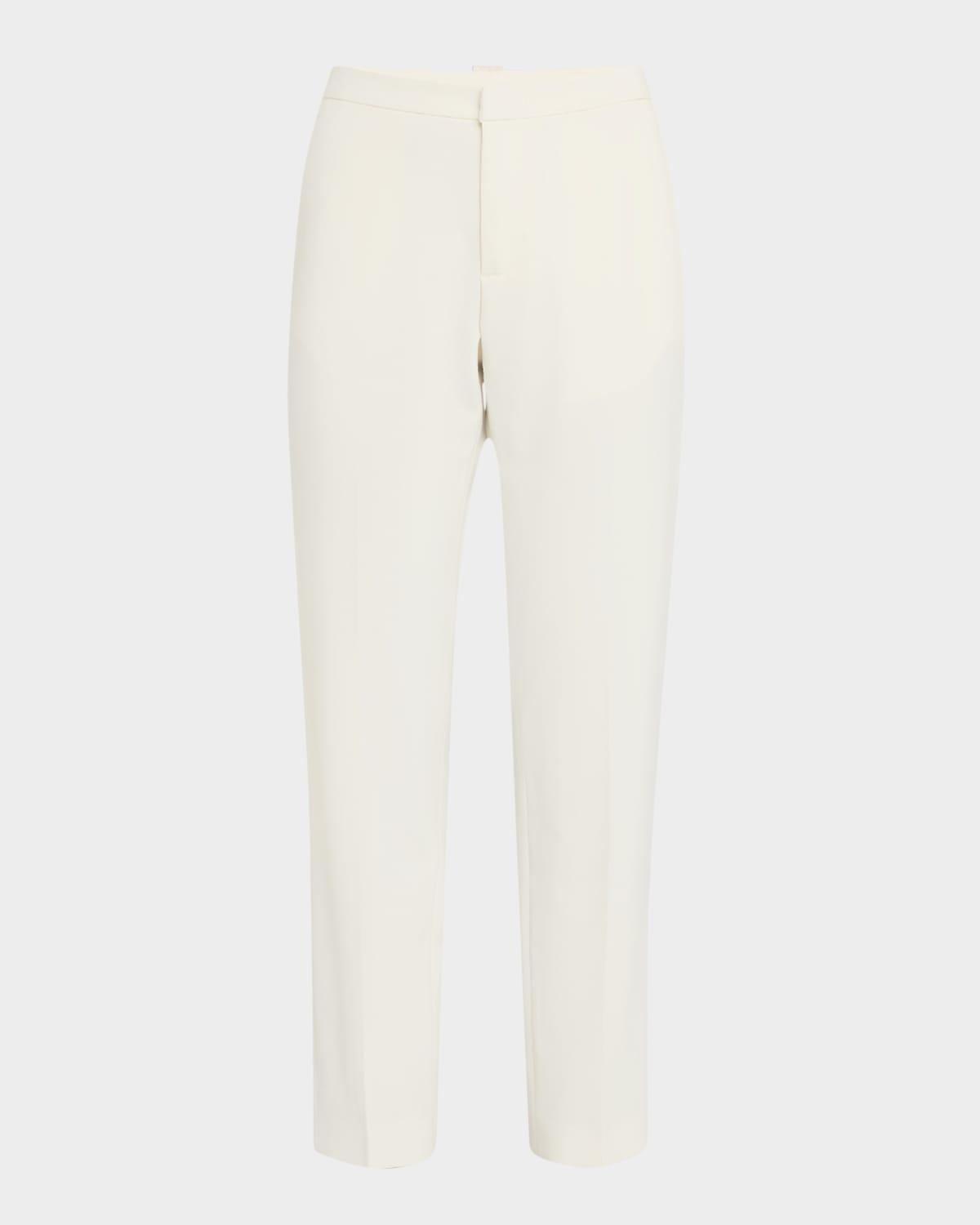 tapered cropped techno trousers
