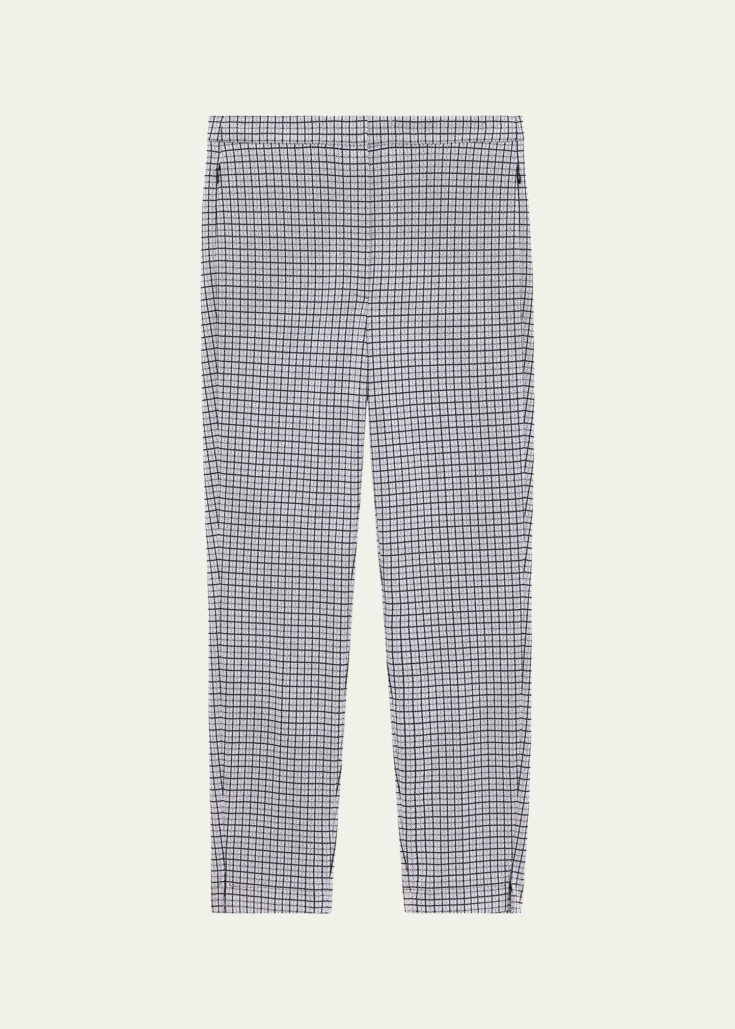 tapered high-rise pants