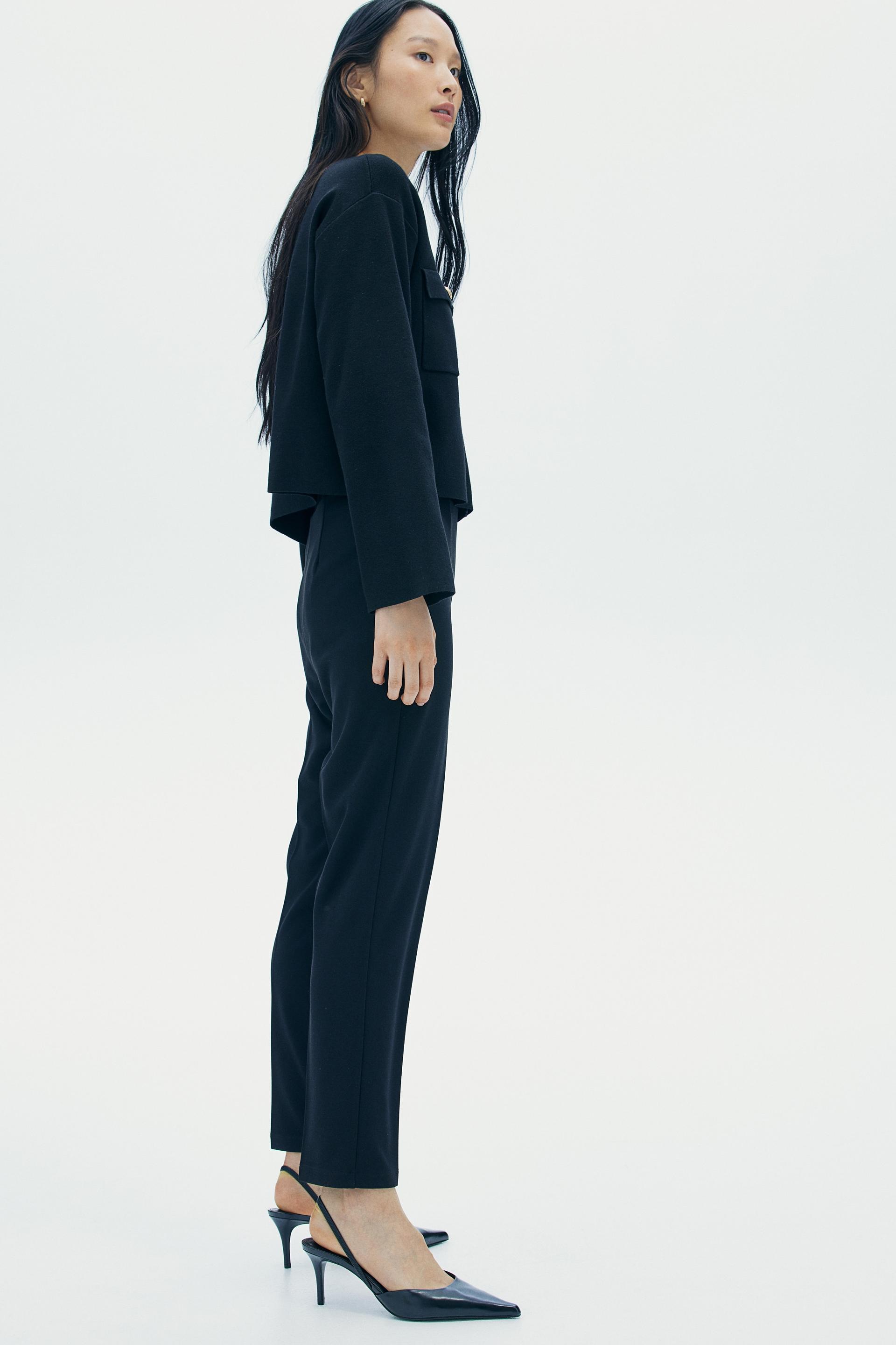 tapered jersey pants