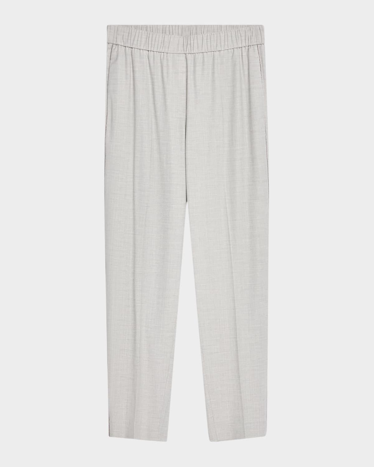 tapered punto luce crop pants