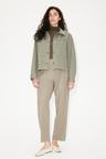 tapered twill pants