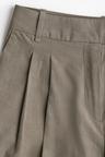 tapered twill pants