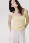 tapered-waist tank top
