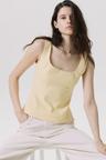 tapered-waist tank top