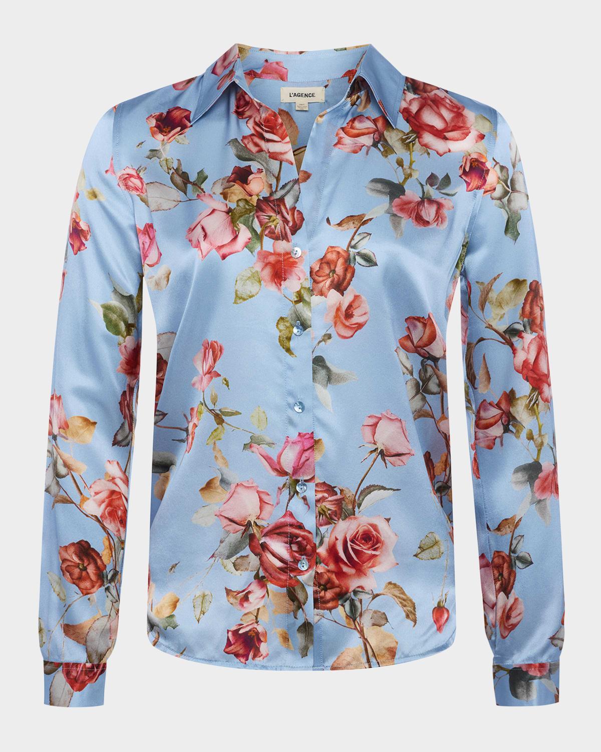 tapestry floral tyler silk blouse