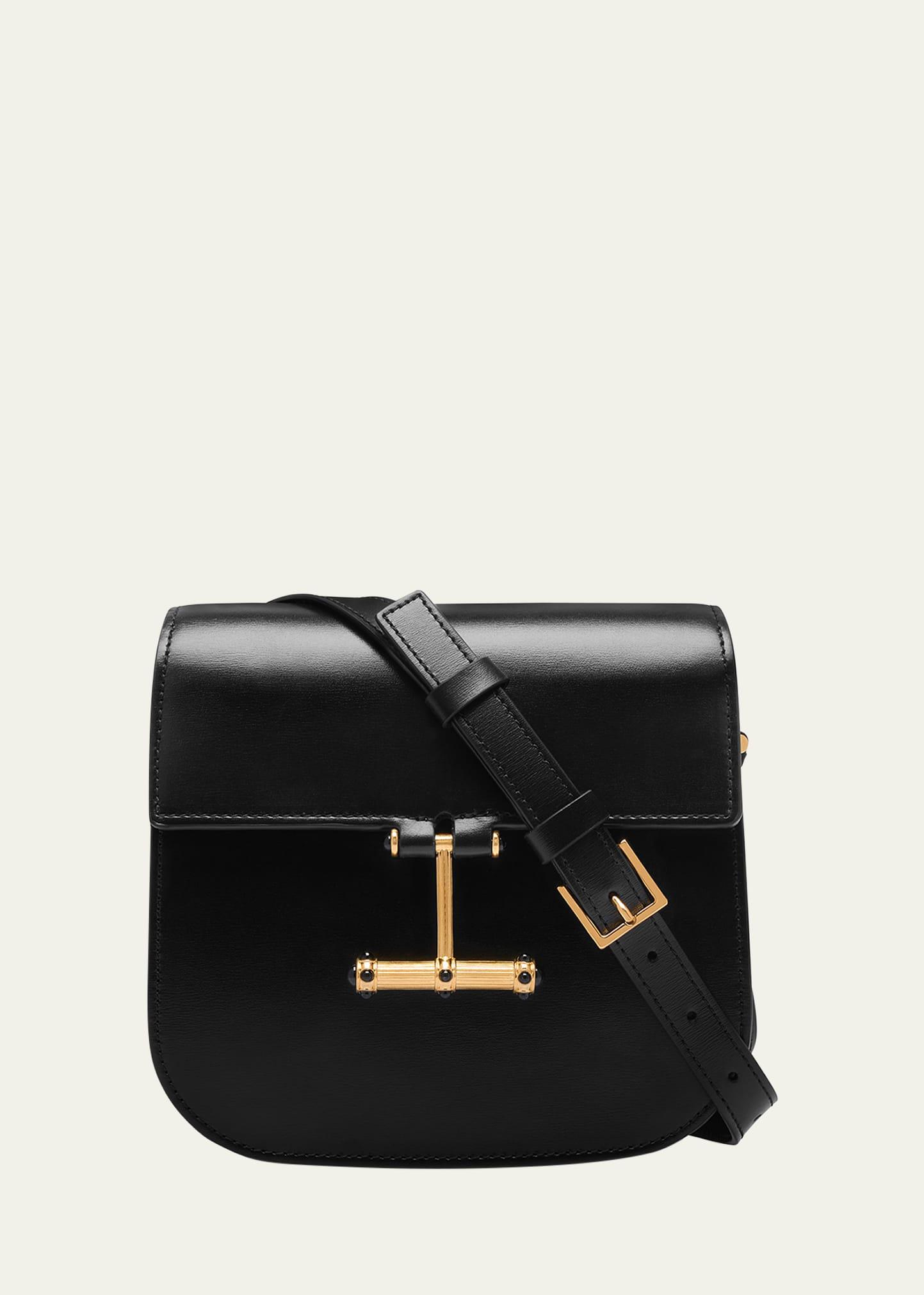 tara mini flap crossbody bag in leather