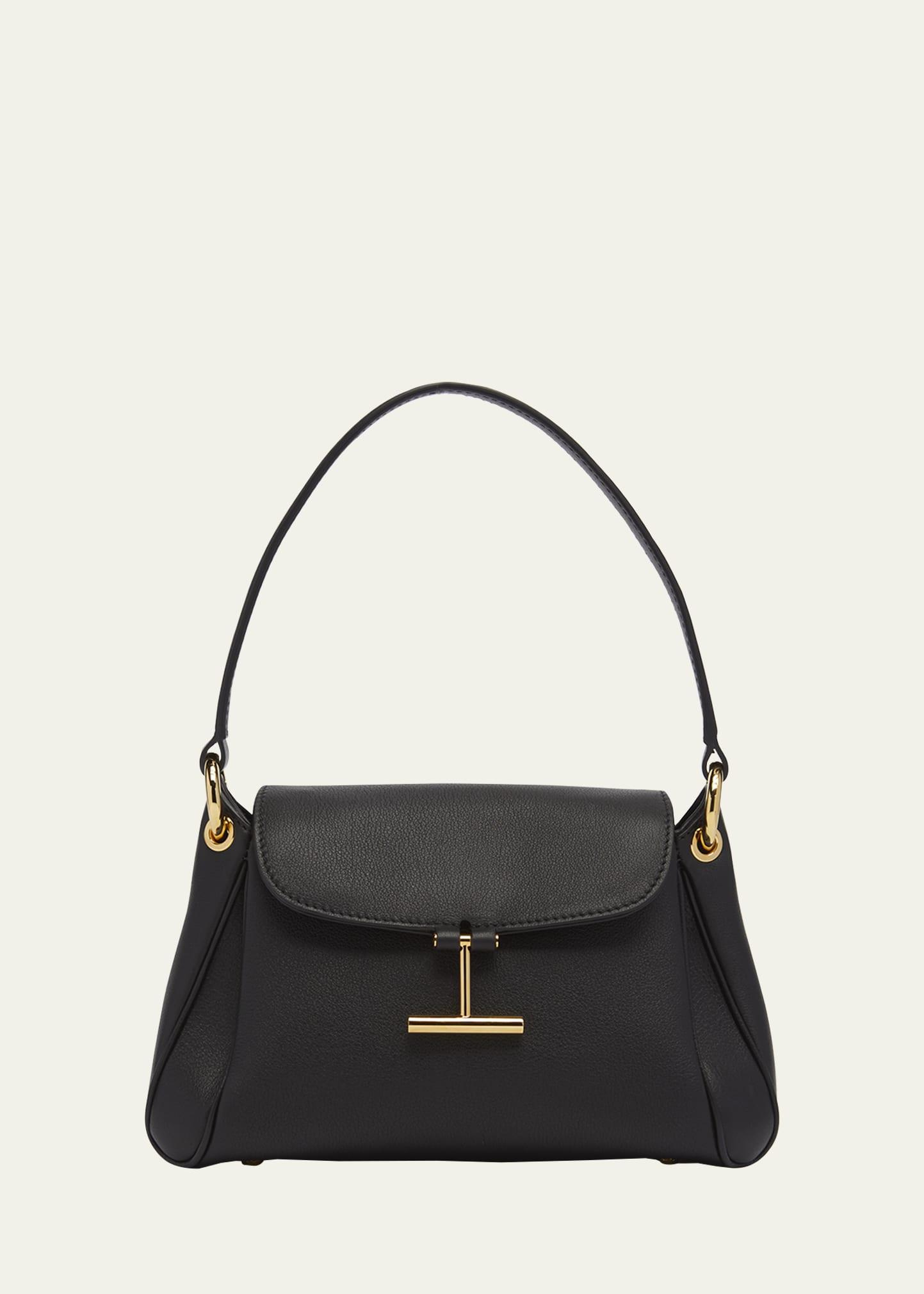 tara small shoulder bag in grain leather