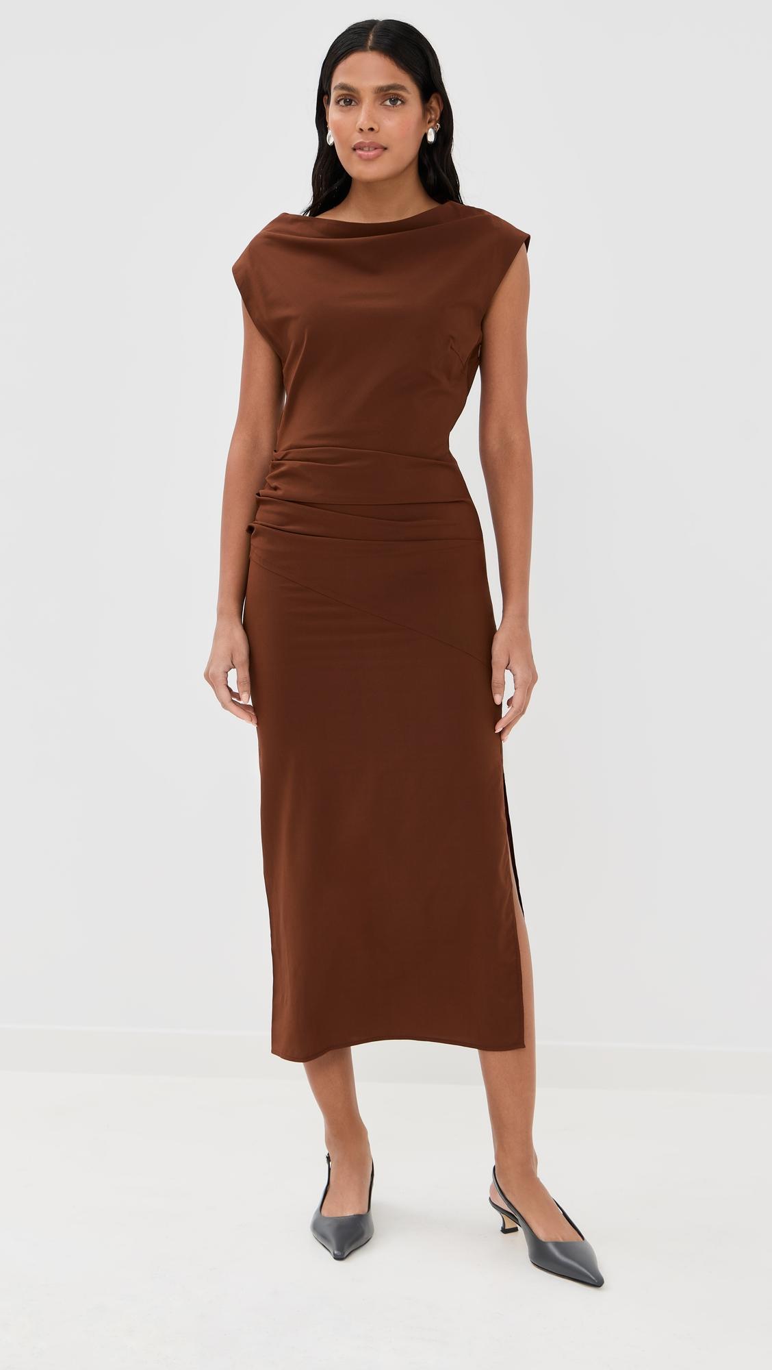 tasa dress in silk viscose