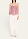 tasha dots twill peplum top