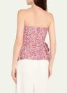 tasha dots twill peplum top
