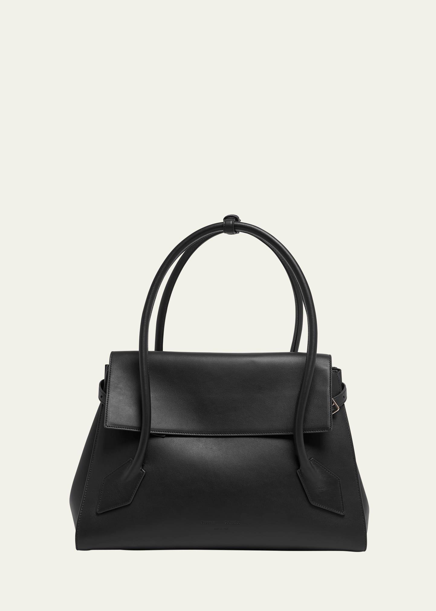 tate calf leather top-handle bag
