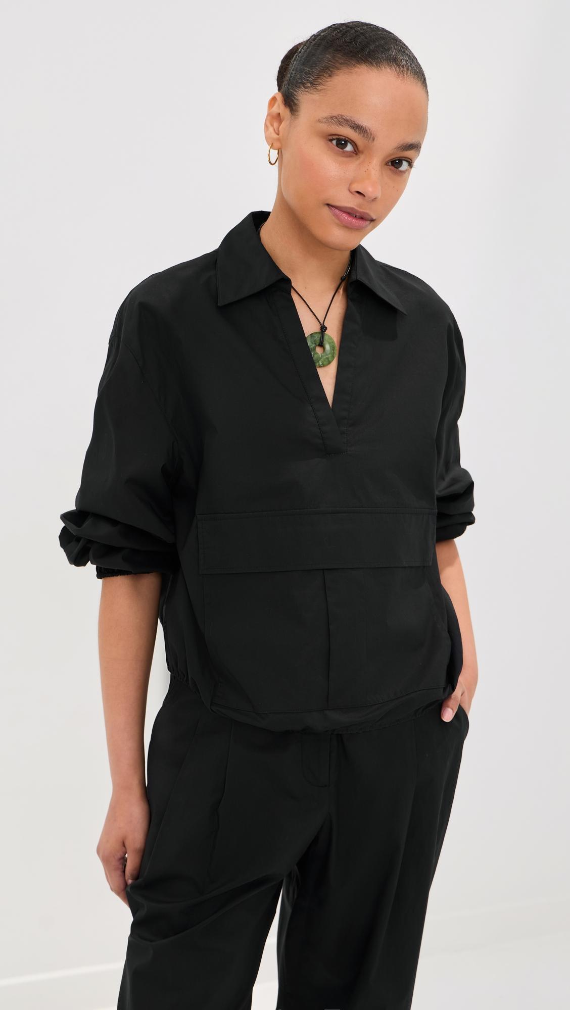 tate poplin pullover