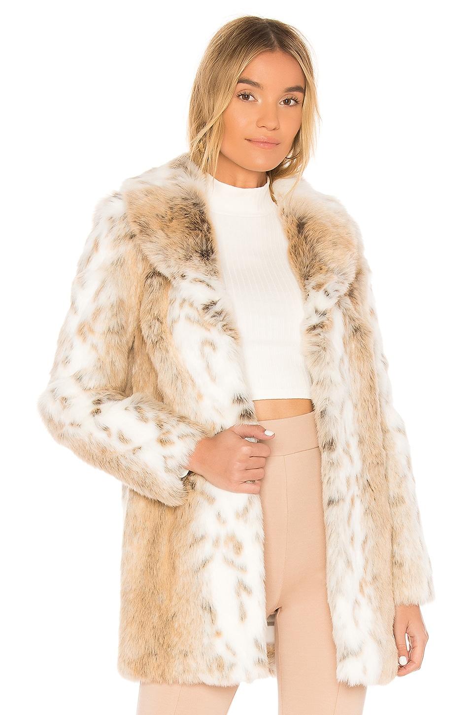 tatiana faux fur coat